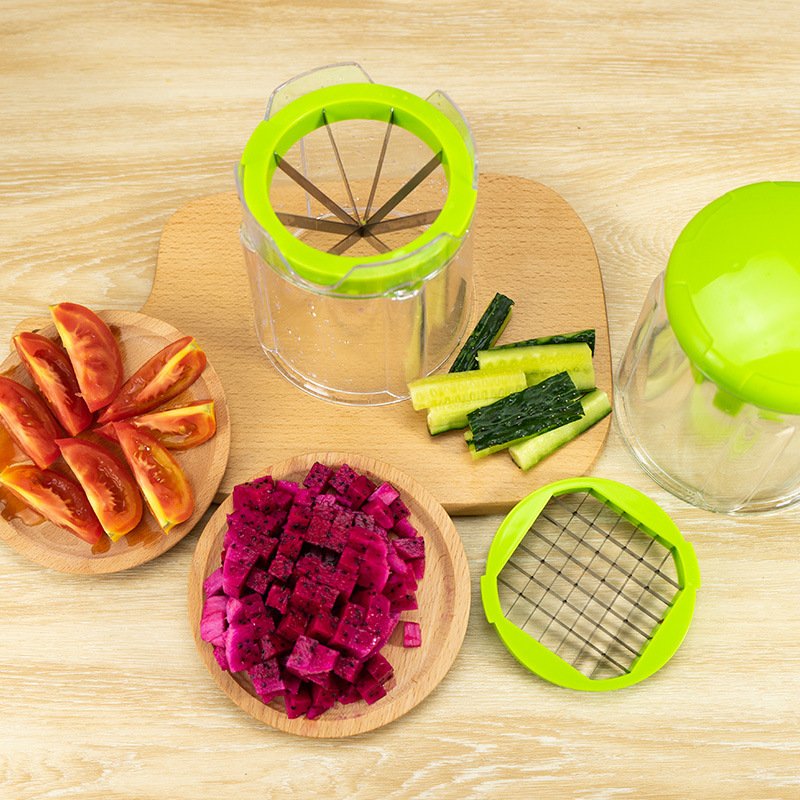 Multifunctional Kitchen Fruit And Vegetable Stainless Steel Blade Slicer - Image 2