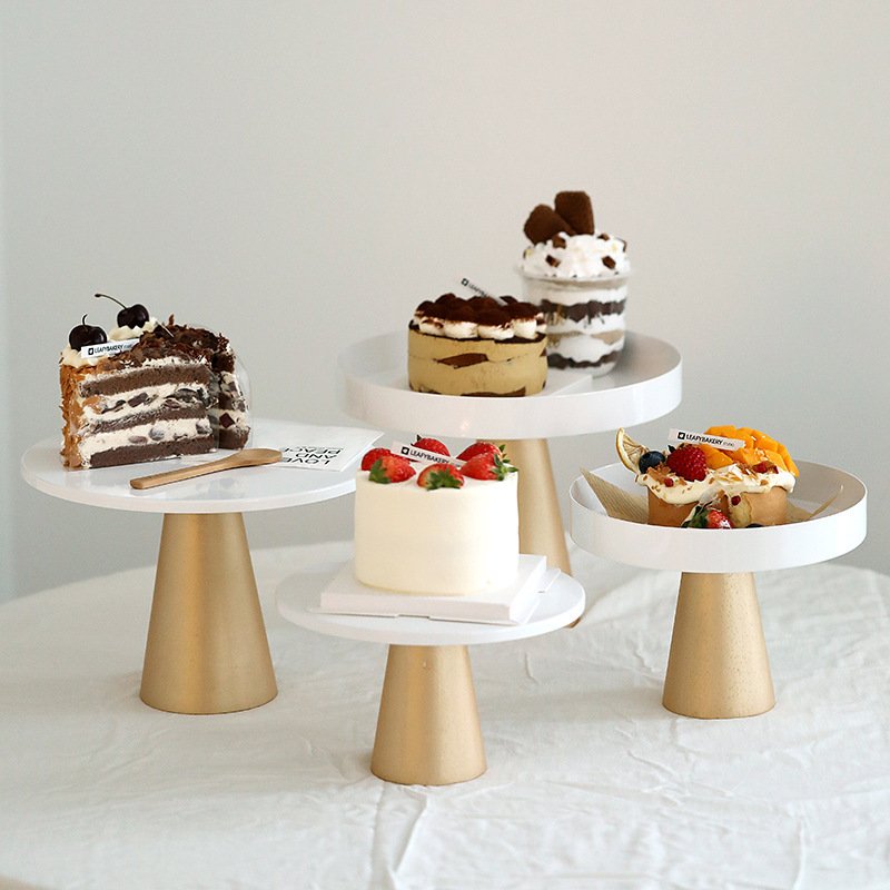 Ins Style Cake Tray Nordic Style Photo Prop Tray Wedding Dessert Table Cake Stand Tall Jewelry Tray - Image 2