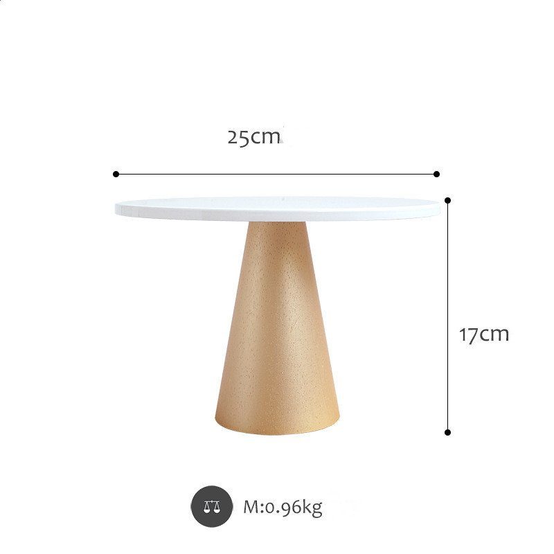 Ins Style Cake Tray Nordic Style Photo Prop Tray Wedding Dessert Table Cake Stand Tall Jewelry Tray - Image 3