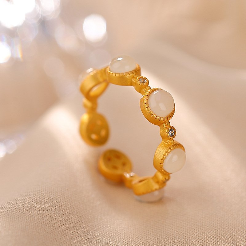 Graceful And Fashionable Seven-star Ring Female Open Ring - Image 6