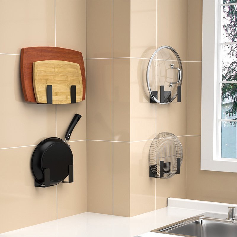 Perforation-free Wall-mounted Knife Storage Rack For Kitchen