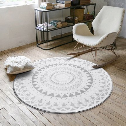 Ins Nordic round carpet - Image 2
