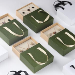 Jewelry Suit Packing Box Retro Style Portable Drawer