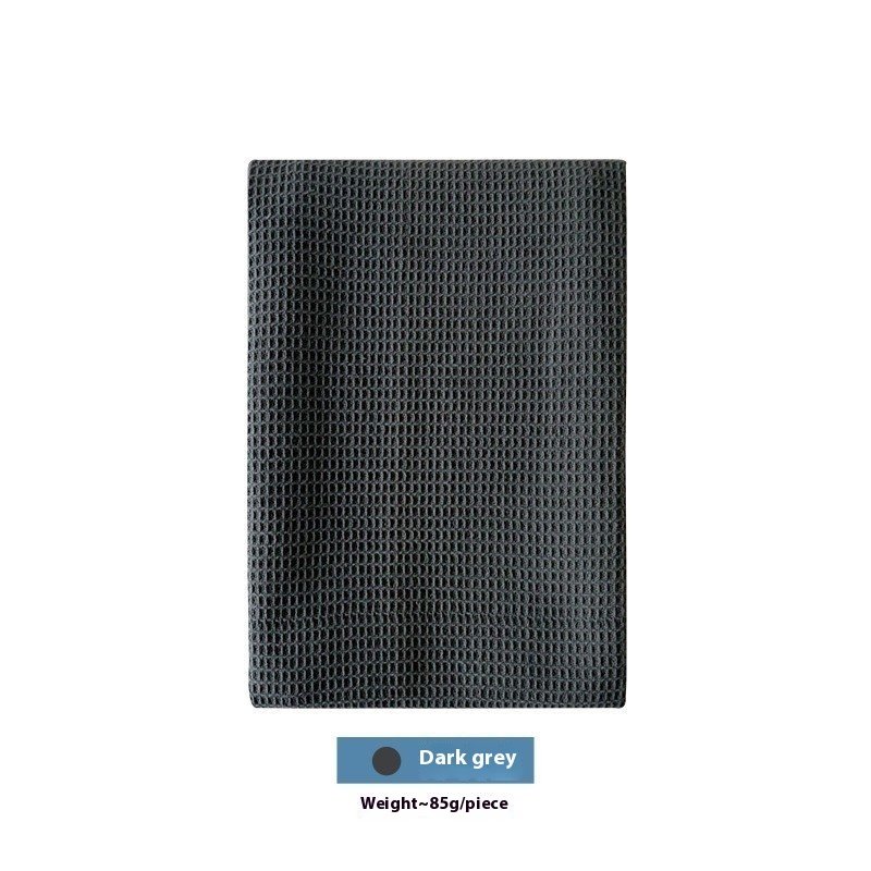 Nordic Style Cotton Rectangular Plain Waffle Tea Towel Kitchen - Image 6