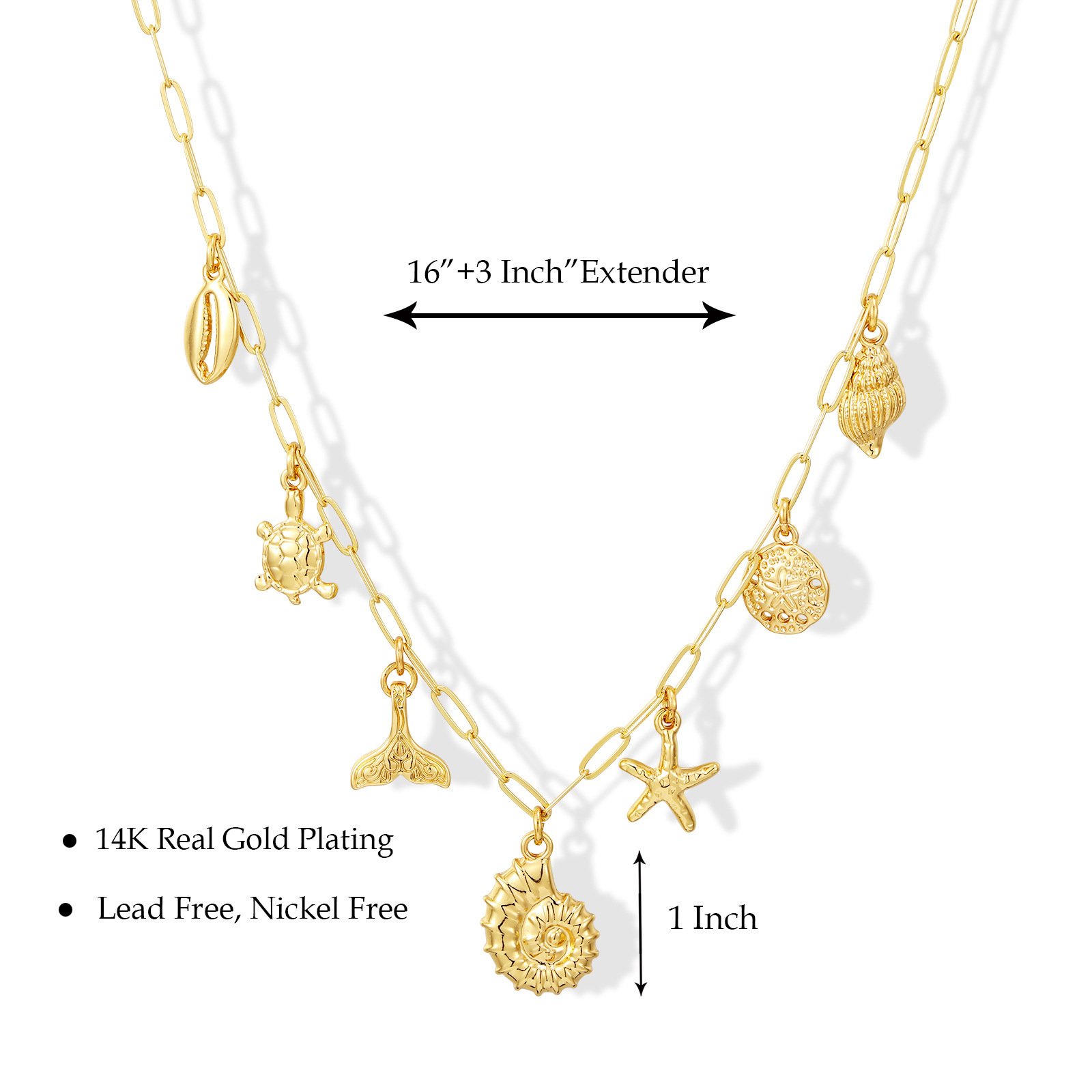 Fashion Shell Sun Starfish Summer Beach Necklace Simple Niche Wear Women - Image 5