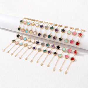 Diamond Five-pointed Star Petals Fashion Temperamental Bracelet