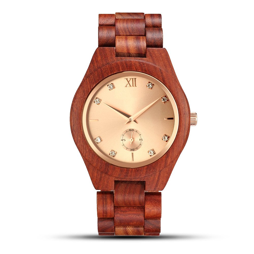 Women's Quartz Wood Watch - Image 4