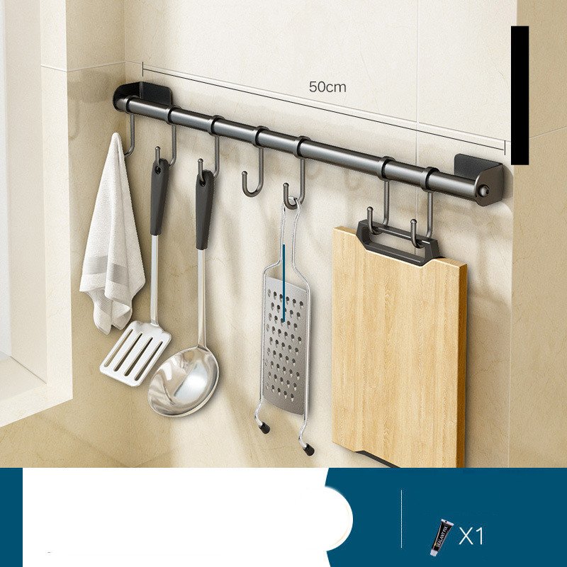 Perforation-free Wall-mounted Knife Storage Rack For Kitchen - Image 9