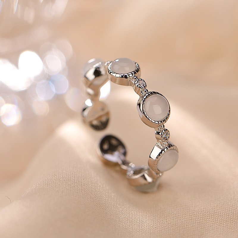Graceful And Fashionable Seven-star Ring Female Open Ring - Image 7