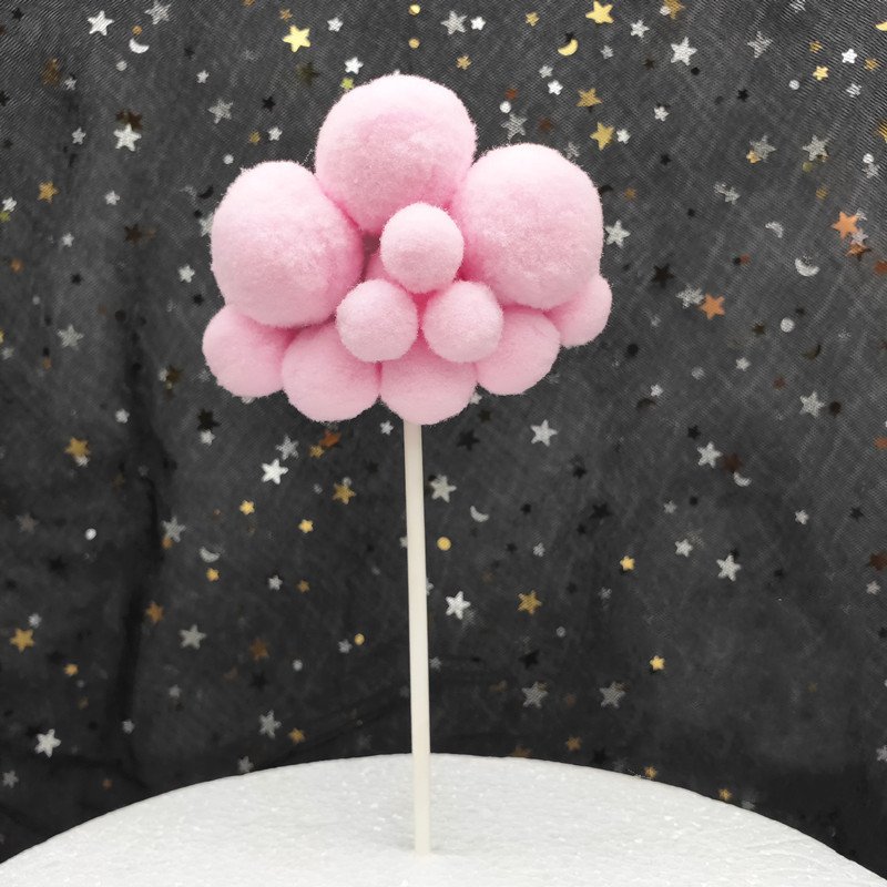 Creative Large And Small Cloud Cake Decoration Card - Image 3