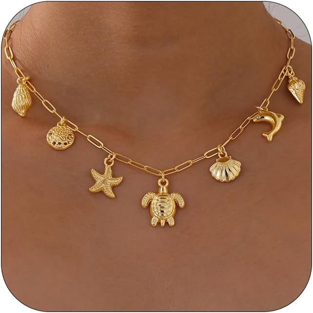 Fashion Shell Sun Starfish Summer Beach Necklace Simple Niche Wear Women - Image 6