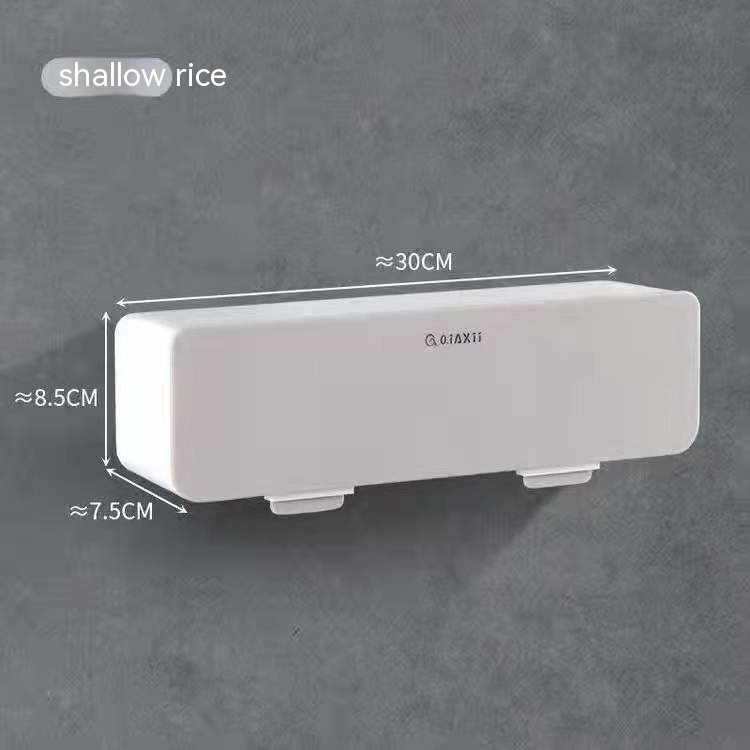 Home Wall Mount Kitchen Spice Box Four-grid Combination - Image 5