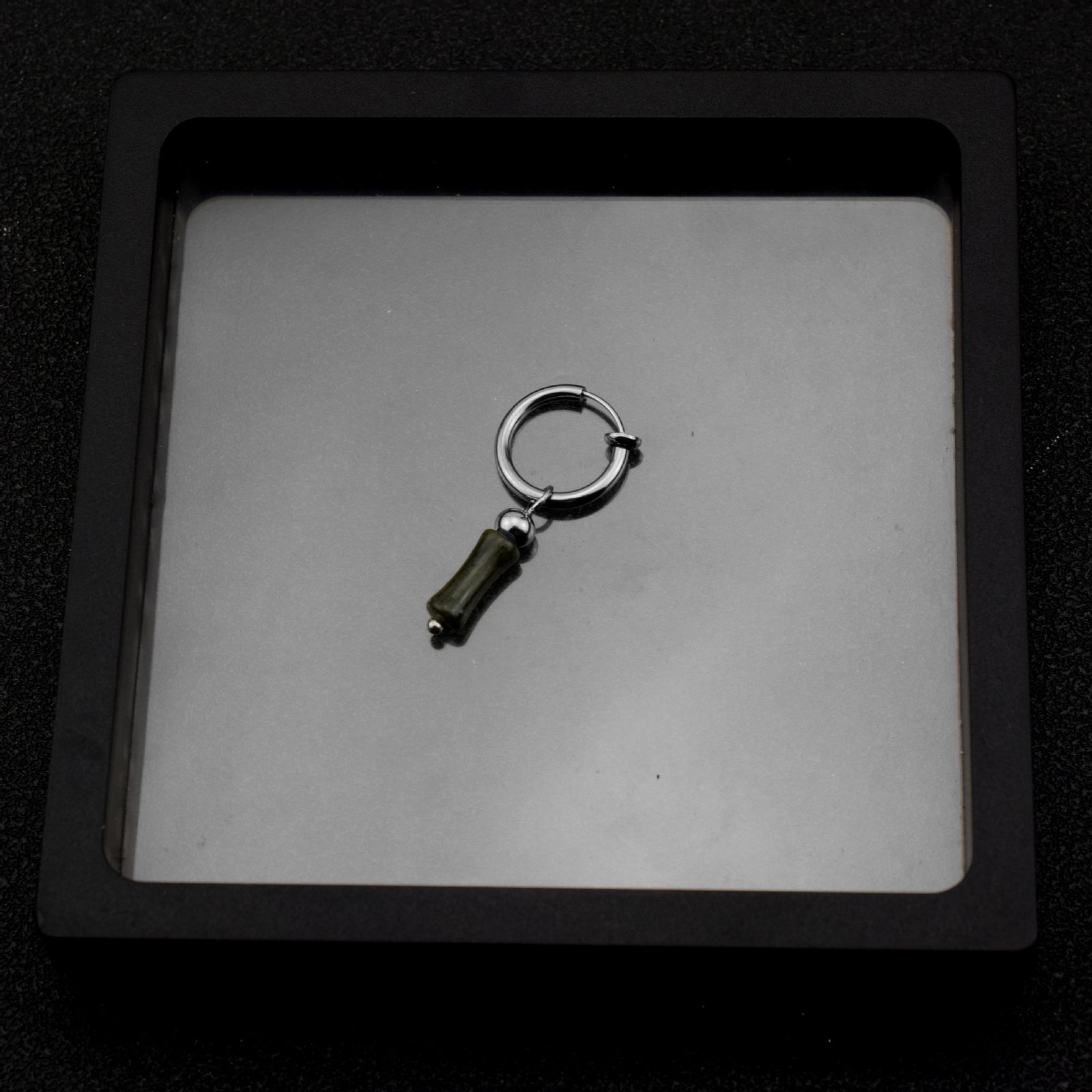 Retro Long Bamboo Pearl Earrings - Image 7