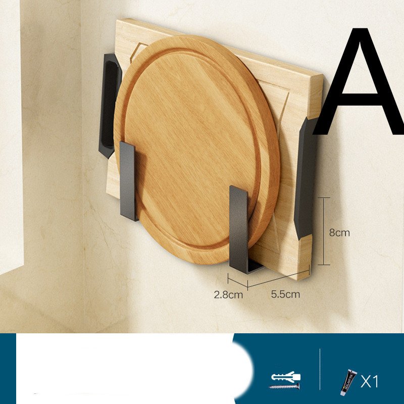 Perforation-free Wall-mounted Knife Storage Rack For Kitchen - Image 2