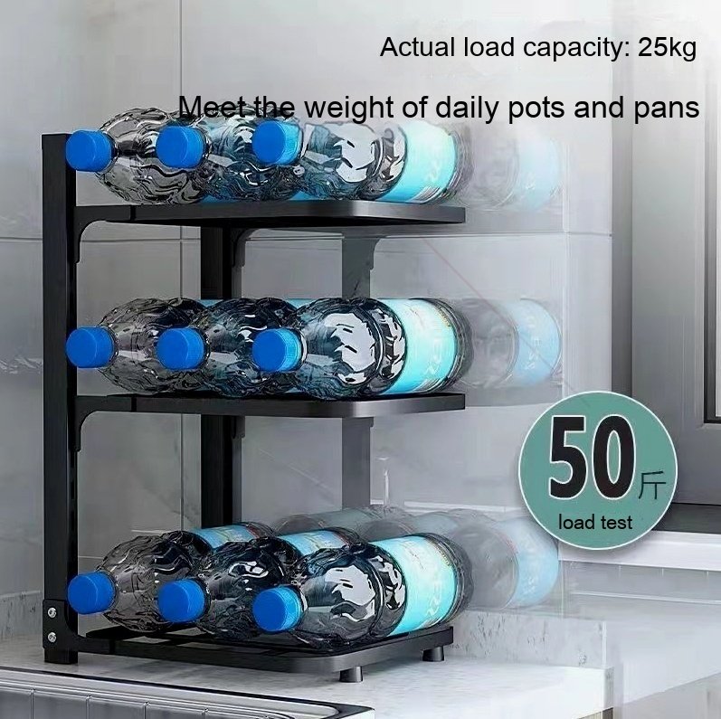 Pot Storage Kitchen Stainless Steel Storage Rack Pot Rack - Image 8