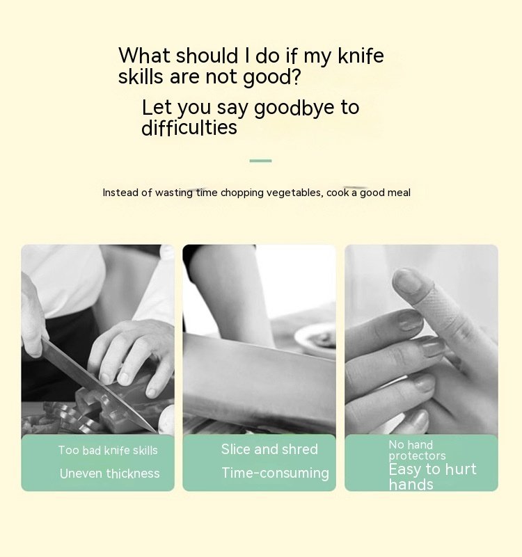 Stainless Steel Cutter Grater Multi-function Vegetable Chopper Kitchen - Image 10