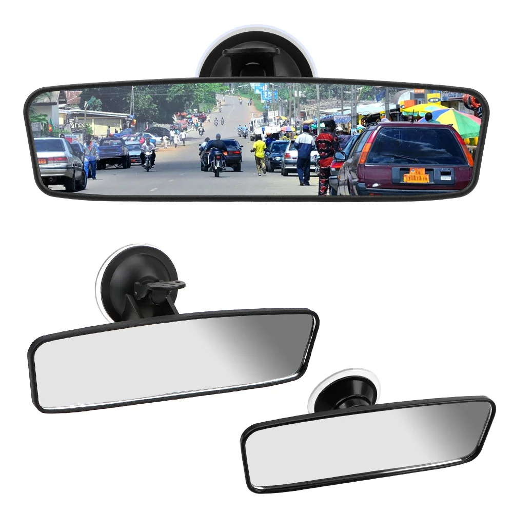 LEEPEE Car Interior Rear View Mirror Wide-angle Rearview Mirror 360° Rotates Adjustable Suction Cup Universal Auto Accessories - Image 5