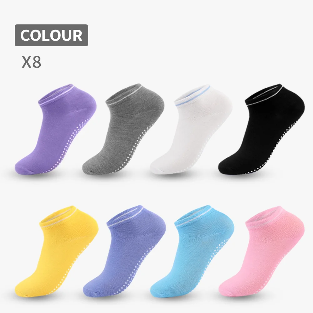 Women Anti-Slip Sock trampoline Yoga Sock Cotton Breathable Short Socks Elasticity Sport Boy Girl Outside Sport Socks EU33-39 - Image 5