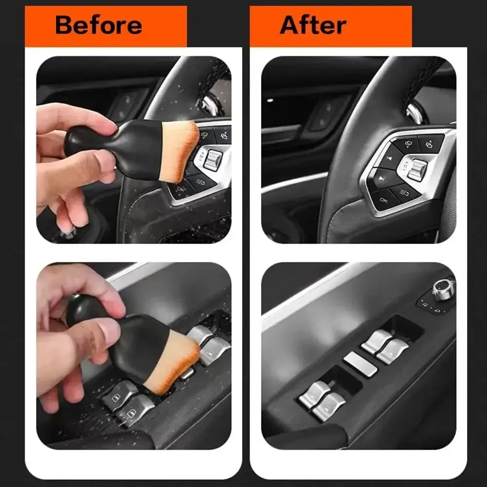 Car Air Conditioner Cleaning Brush Car Air Outlet Crevice Dust Removal Brushes for Car Interior Cleaning Brush Accessories - Image 8
