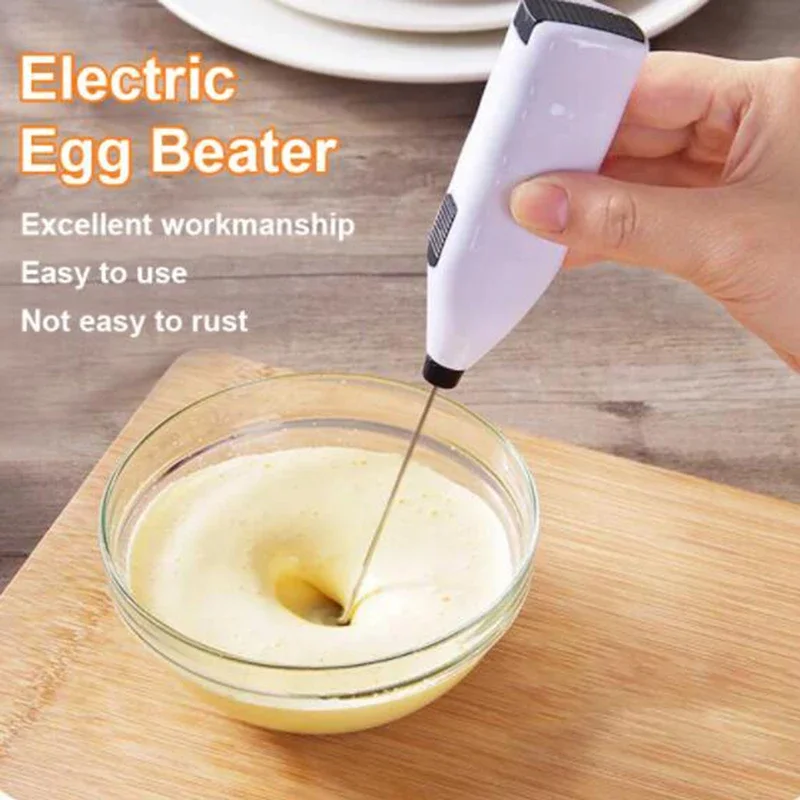 Electric Kitchen Whisk Mixer Home Handheld Mini Egg Beater Kitchen Blender Coffee Milk Tea Beat Up Cream Stirring - Image 2