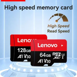 Lenovo Memory Card 512GB 256GB 128GB 64GB 32GB U3 V30 4K Full HD Micro TF Mini SD Card TF Memory Flash Card for Phone/Computer