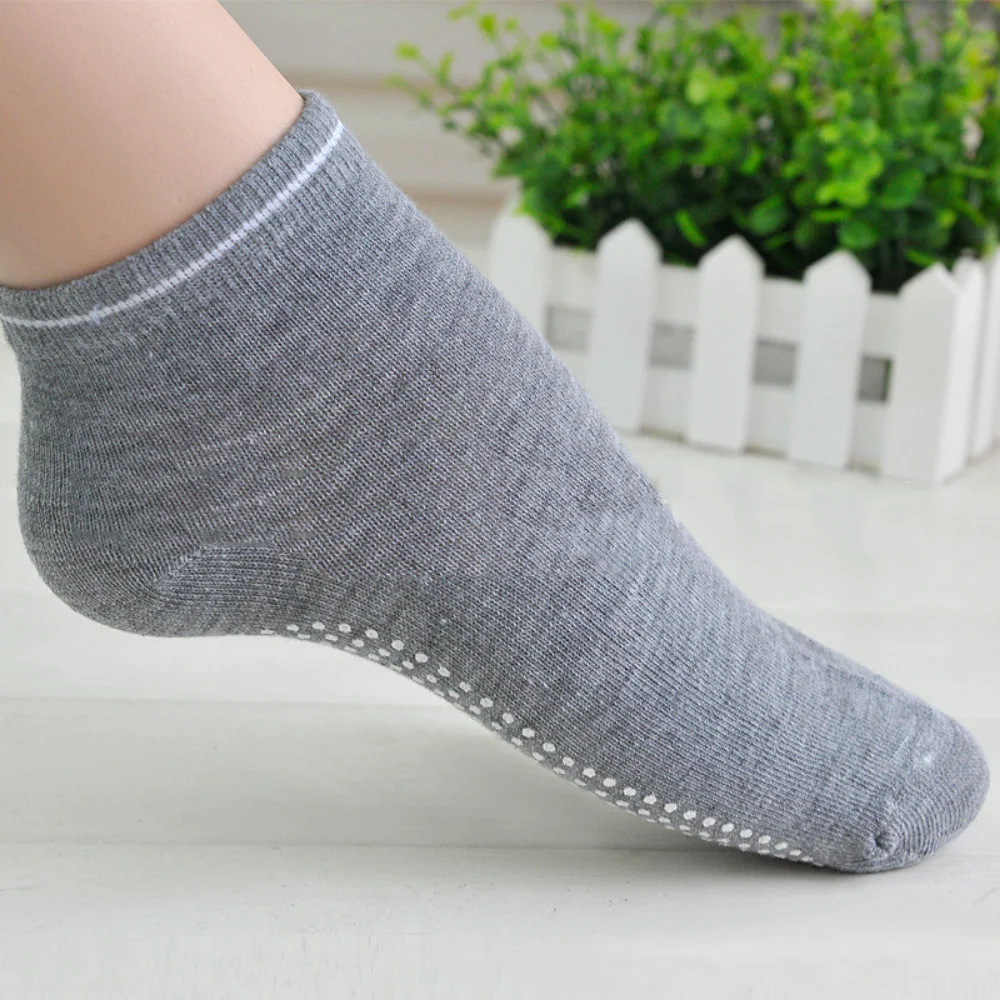 Women Anti-Slip Sock trampoline Yoga Sock Cotton Breathable Short Socks Elasticity Sport Boy Girl Outside Sport Socks EU33-39 - Image 4