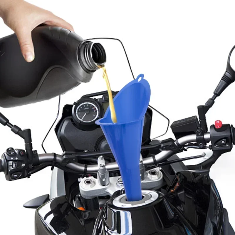 Car Long Stem Funnel Gasoline Oil Fuel Filling Tools Anti-splash Plastic Oil Funnel Motorcycle Refueling Tools Auto Accessories - Image 11