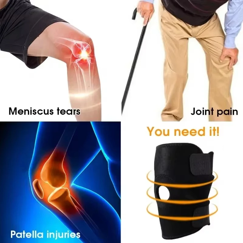 1PC Orthopedic Knee Pad Knee Brace Support Joint Pain Relif Patella Protector Adjustable Sport Kneepad Guard Meniscus Ligament - Image 3