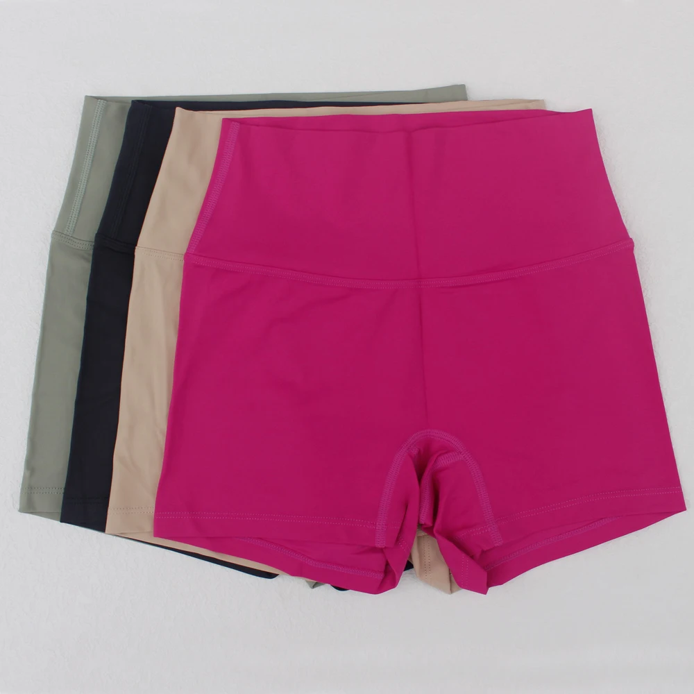 Womens Clothing Yoga Shorts Outdoor Jogging Soft Leggings Woman Gym High Waist Cycling Shorts Fitness Sport Shorts Pants Tights