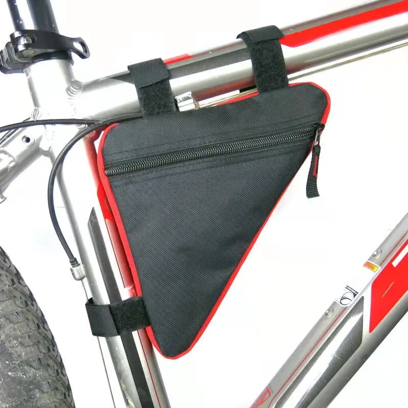 Bicycle Bag Triangle Cycling Bag Bike Bicycle Front Saddle Tube Frame Pouch Bag Holder Outdoor Sport Triangle Bicycle Bag - Image 3
