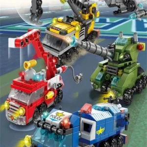 Building Blocks Small Particles 6-in-1 Building Blocks Assembling and Inserting Educational Toys