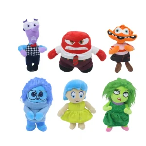 New Inside Out 2 Plush Anxiety Doll Cute Joy Fear Anger Disgust Sadness Riley Plushish Toys Collection Model Toy Birthday Gift