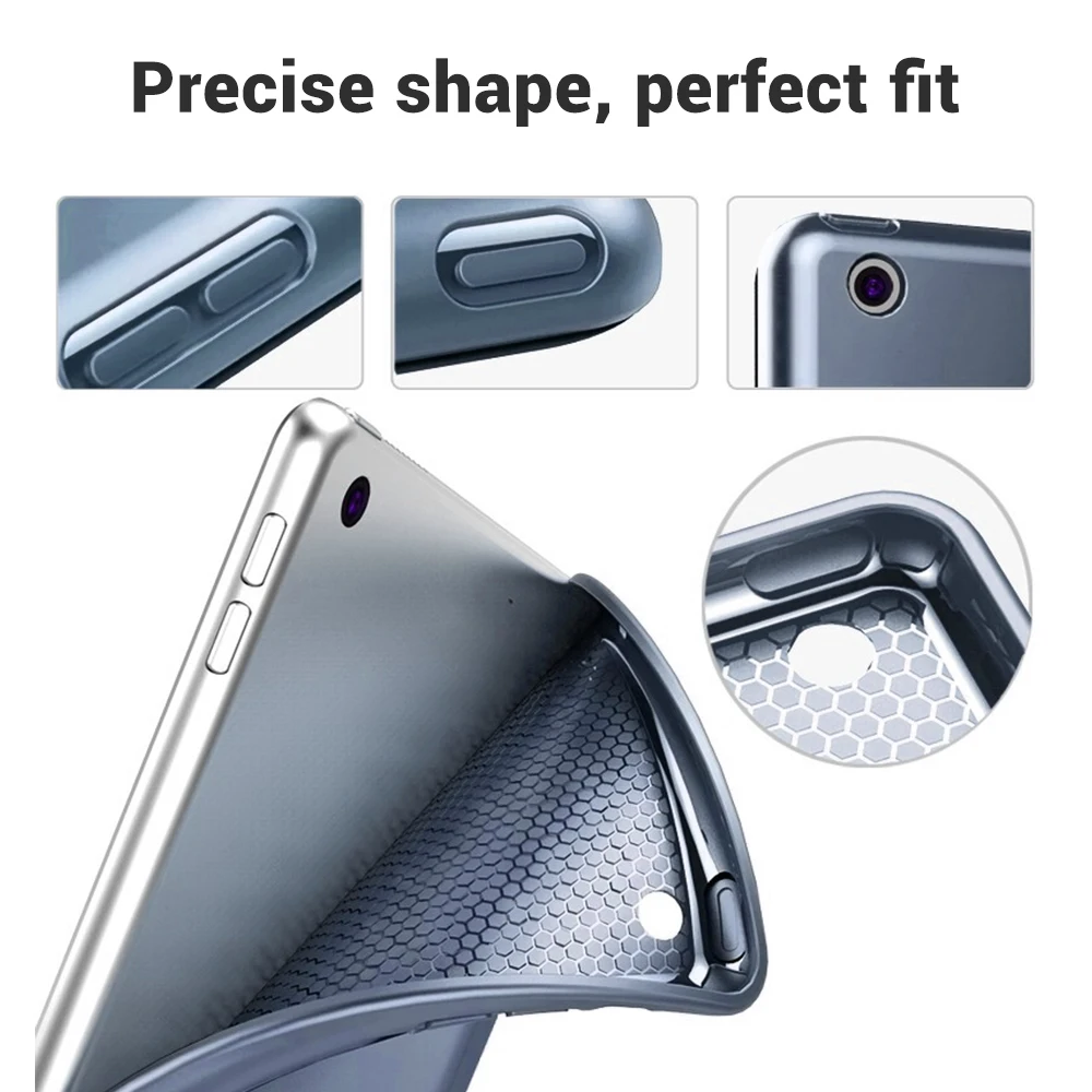 Smart Case for iPad 9.7 2018 2017 Fundas Magnetic Pu Leather Stand Cover for iPad 10.2 5th 6th Air 1 2 3 4 5 7 8 9 10 Generation - Image 8