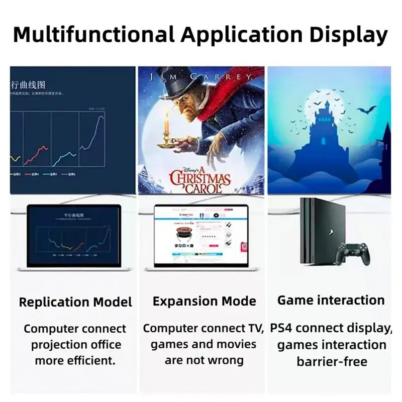 1 1.5 2M HDTV 8K Cable 60HZ 2.1V 4K 144HZ 3D TV Computer Monitor Projector PS Game Console Audio And Video - Image 5