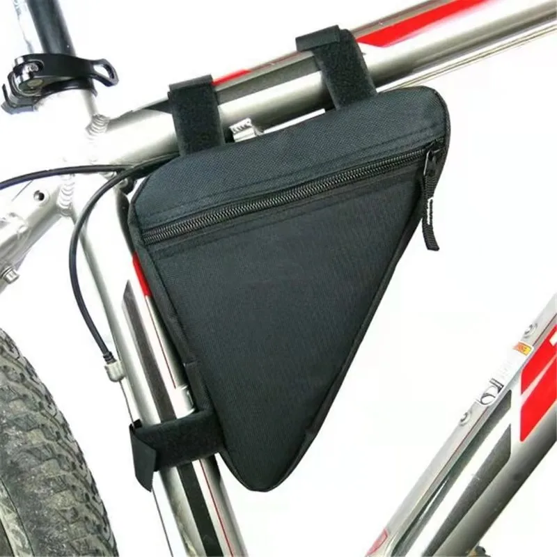 Bicycle Bag Triangle Cycling Bag Bike Bicycle Front Saddle Tube Frame Pouch Bag Holder Outdoor Sport Triangle Bicycle Bag - Image 4