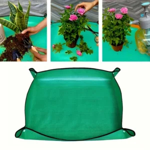 1pcs Planting Mat Gardening Potting Pad Foldable Garden Plant Flower Pot Transplanting Waterproof Mats