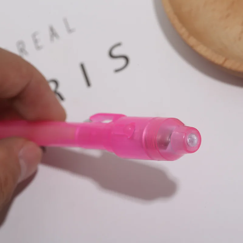 4pcs/lot Luminous Light Pen Magic Purple 2 In 1 UV Black Light Combo Drawing Invisible Ink Pen Learning Education Toys For Child - Image 6