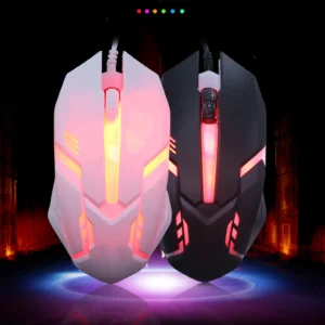 Gaming S1 Sports LED Luminous Backlit Wired Mouse USB Wired For Desktop Laptop Mute Office Computer Gaming Mouse