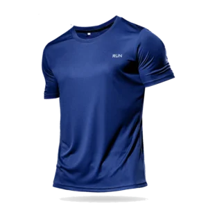 High Quality Polyester Men Running T Shirt Quick Dry Fitness Shirt Training Exercise Clothes Gym Sport Shirt Tops Lightweight