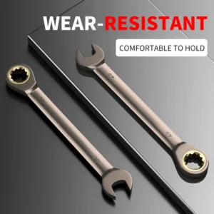 6-17mm Wrench Ratchet Wrench Torque Universal Wrench Automotive Maintenance Tools Metric Manual Tools