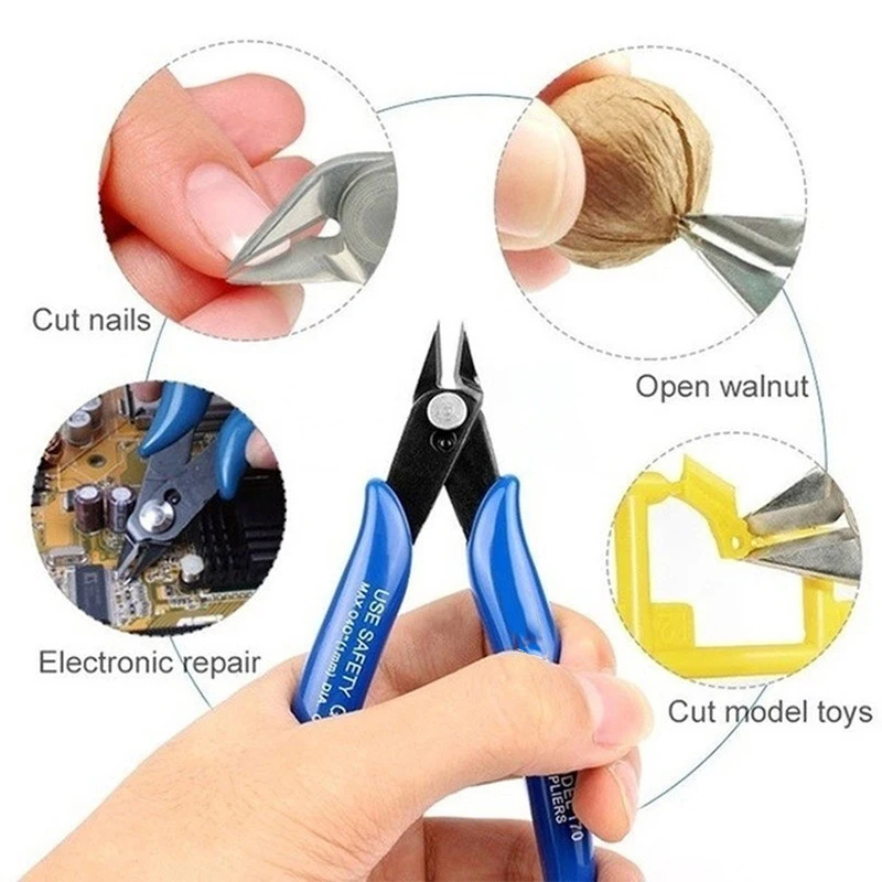 Diagonal Pliers Carbon Steel Pliers Electrical Wire Cable Cutters Cutting Side Snips Flush Pliers Nipper Hand Tools - Image 6