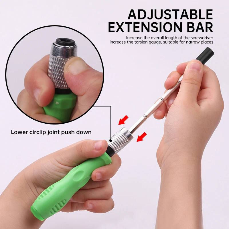 Mini 32-in-1 Precision Screwdriver Set Magnetic Bits Repair Tool Kit Screwdriver Bit Set Phone Mobile IPad Camera Maintenance - Image 2